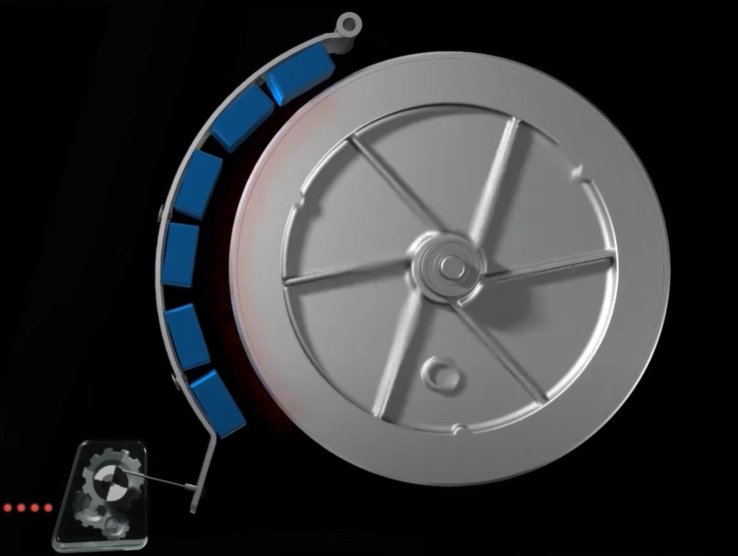 Kettler 04452 Koło zamachowe 9 kg i elektrycznie regulowany hamulec - KOLO ZAMACHOWE