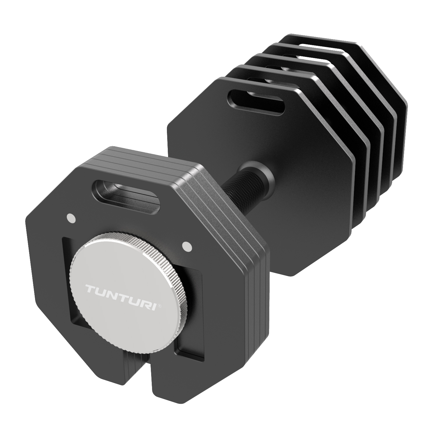 tunturi 08875 Zdjęcie produktu - RAPID ADJUSTABLE DUMBBELL 12