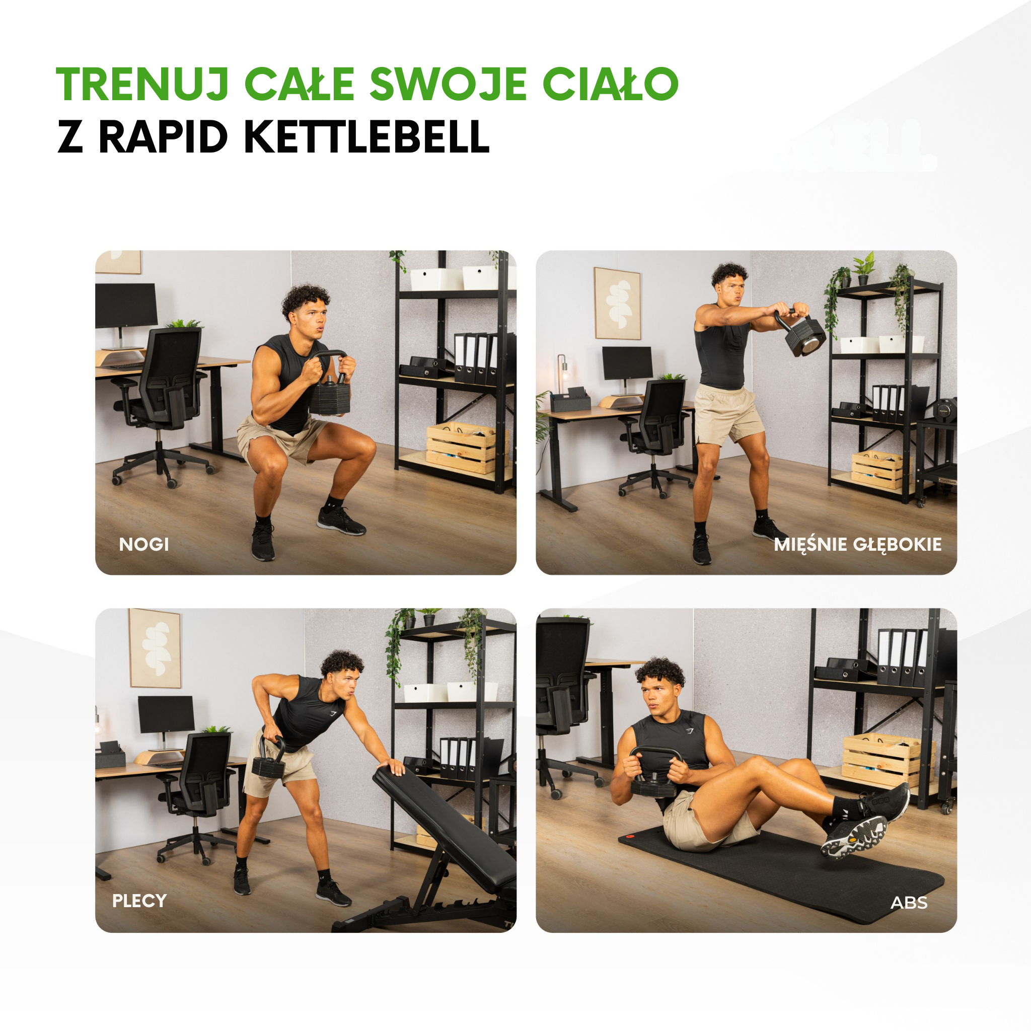 tunturi 08878 Zdjęcie produktu - TRENUJ CALE CIALO