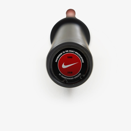 GRYF NIKE COATED PREMIUM BARBELL RED SWOOSH 15 KG 