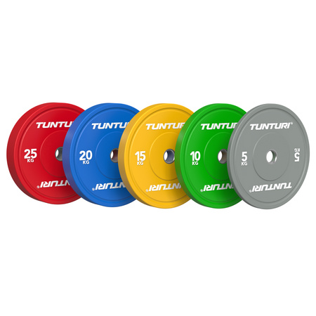 OBCIĄŻENIE TALERZ TUNTURI PLATINUM BUMPER PLATE ŻÓŁTY, 15 KG