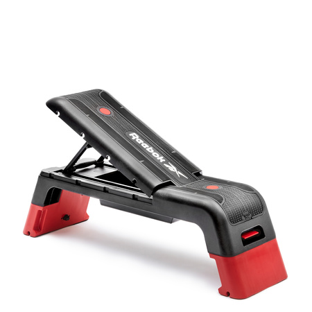 ŁAWKA TRENINGOWA I STEP 2W1 REEBOK DECK - CZERWONY