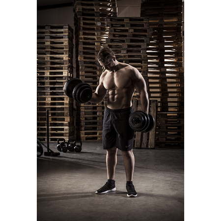 HANTLA WINYLOWA TUNTURI DUMBBELLSET 15KG