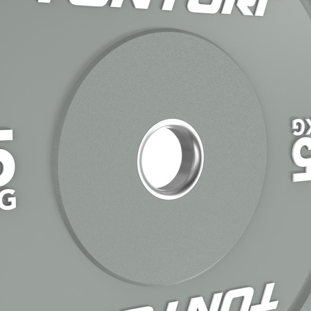 OBCIĄŻENIE TALERZ TUNTURI PLATINUM BUMPER PLATE SZARY, 5 KG