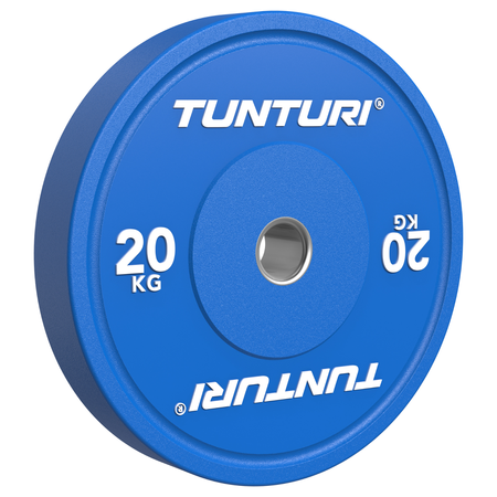 OBCIĄŻENIE TALERZ TUNTURI PLATINUM BUMPER PLATE NIEBIESKI, 20 KG