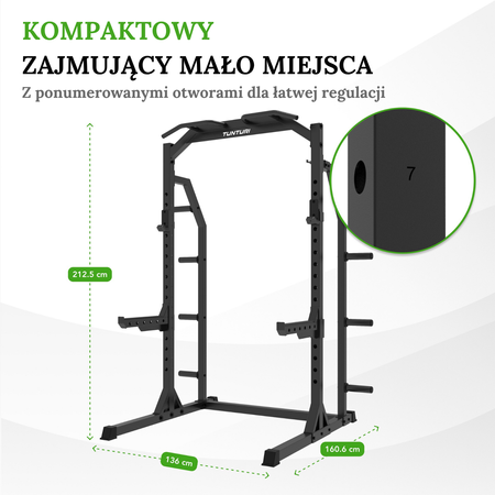 KLATKA TRENINGOWA TUNTURI HR60 HALF RACK