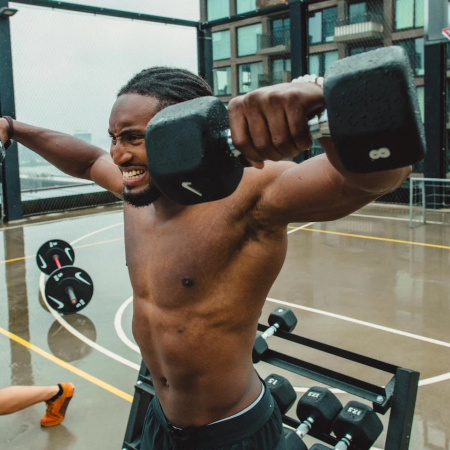 Zestaw Treningowy Nike – Ławka + 3 Pary Hantli (5, 10, 15kg)