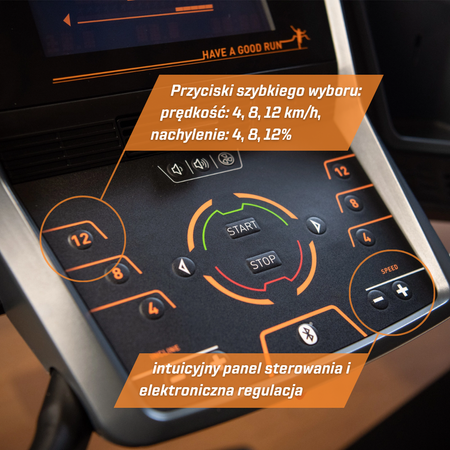 Bieżnia elektryczna KETTLER ALPHA RUN 800 (SILNIK AC)