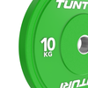 OBCIĄŻENIE TALERZ TUNTURI PLATINUM BUMPER PLATE ZIELONY, 10 KG