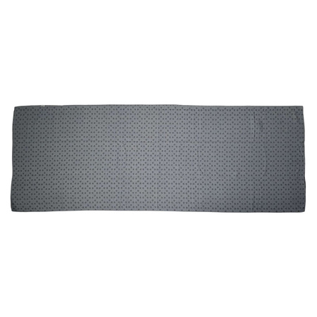RĘCZNIK DO JOGI ANTYPOŚLIZGOWY Z TORBĄ - TUNTURI YOGA TOWEL GREY WITH CARRY BAG