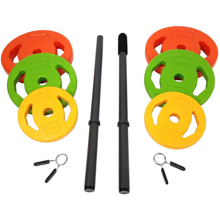 SZTANGA FITNESS TUNTURI AEROBIC PUMP SET 20 kg