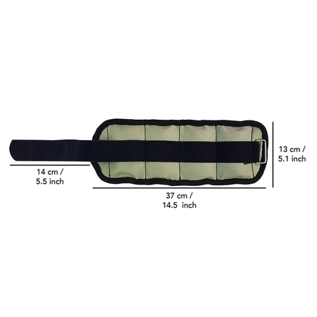 OBCIĄŻNIKI NA NADGARSTKI I KOSTKI TUNTURI 2 szt. x 1KG