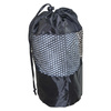 RĘCZNIK DO JOGI ANTYPOŚLIZGOWY Z TORBĄ - TUNTURI YOGA TOWEL GREY WITH CARRY BAG