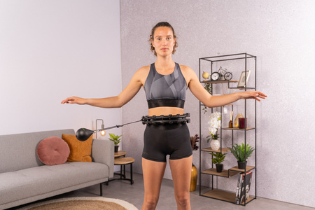 Regulowane hula hop Tunturi z obciążeniem