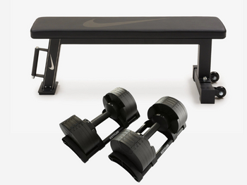 ZESTAW TRENINGOWY ŁAWKA NIKE + HANTLE REGULOWANE KETTLER